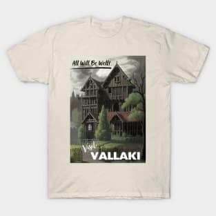 Vallaki Tourism Poster - Barovia Ravenloft D&D Art T-Shirt